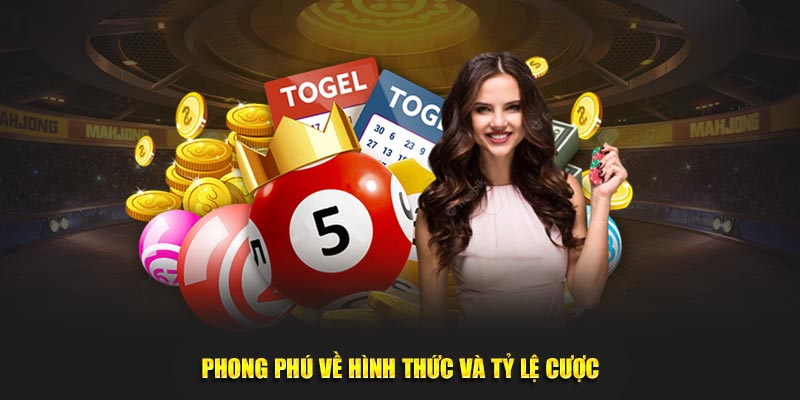 Phong phú về hình thức và tỷ lệ cược